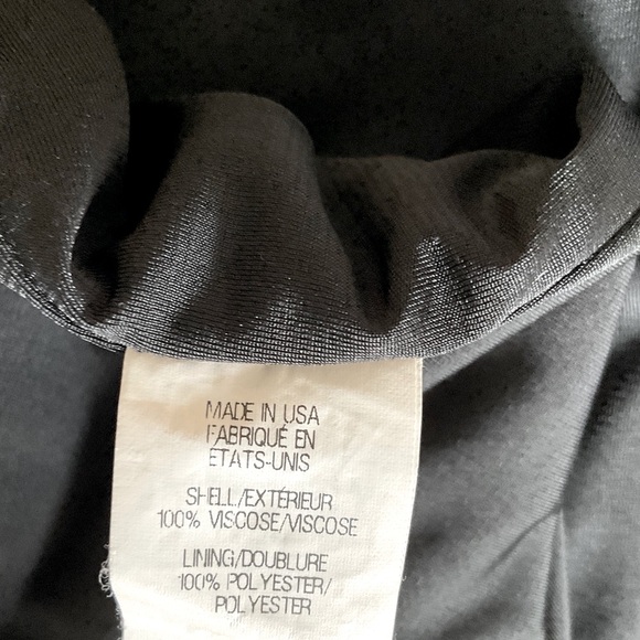 Helmut Lang elegant black draped dress - Picture 6 of 7